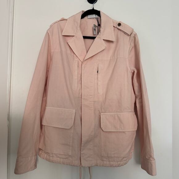 Faith Connexion Pink NWT Biker Jacket Size L - Picture 1 of 5